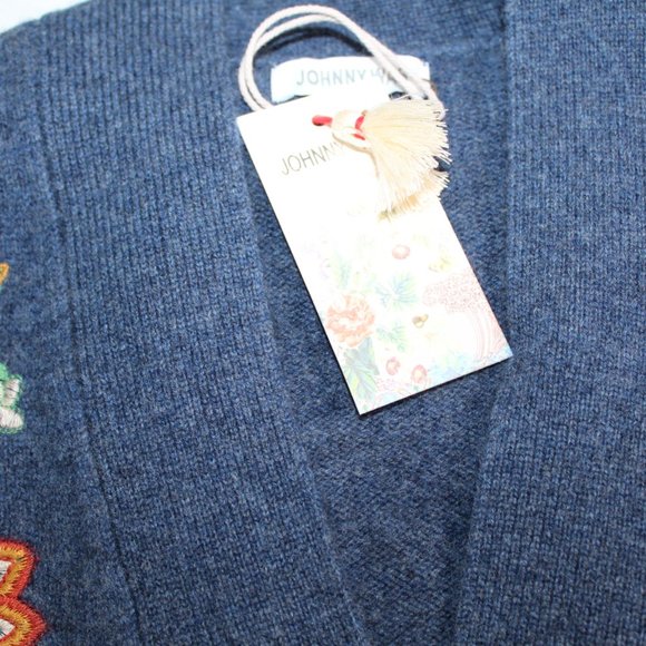 NWT Johnny Was Biya JW Workshop Griffin Cardigan Duster Knit Jacket Embroidery - Picture 10 of 11